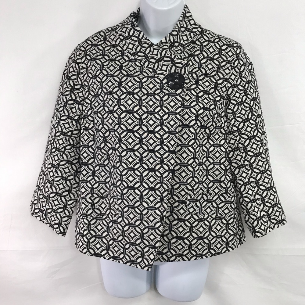Tweeds Womens Silk Blazer Jacket Size S